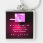 乳癌の生存者 キーホルダー (正面)