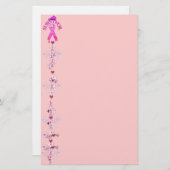 乳癌の生存者 便箋 (正面/裏面)