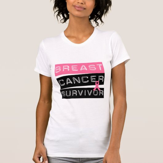 乳癌の生存者 Tシャツ (正面)