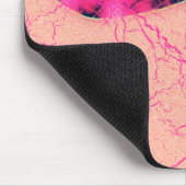 乳癌の認識度のトンボ マウスパッド (コーナー)