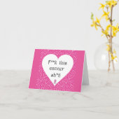 乳癌の認識度のメッセージカード、w/envelopes カード (黄色い花)