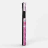 乳癌の認識度のリボンのiphoneの場合 Case-Mate iPhoneケース (裏面/右)