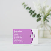 乳癌の認識度の名刺 名刺 (スタンド正面)