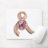 乳癌の認識度の蝶 マウスパッド (マウス)