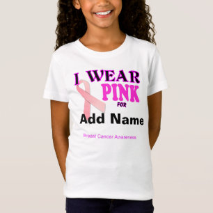 乳癌の認識度のTシャツ Tシャツ