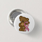 乳癌の認識度は小さいボタンをピンで止めます 缶バッジ (正面&裏面)