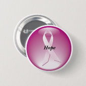 乳癌の認識度ボタンの希望 缶バッジ (正面&裏面)