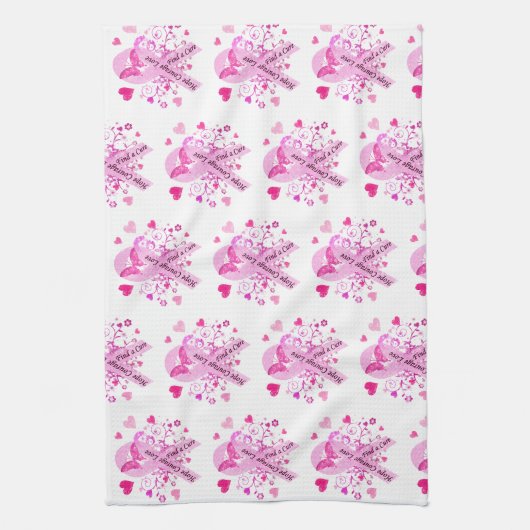 乳癌の認識度 キッチンタオル (縦)