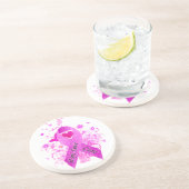 乳癌の認識度 コースター (側面)