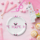 乳癌の認識度 ペーパープレート (パーティー)