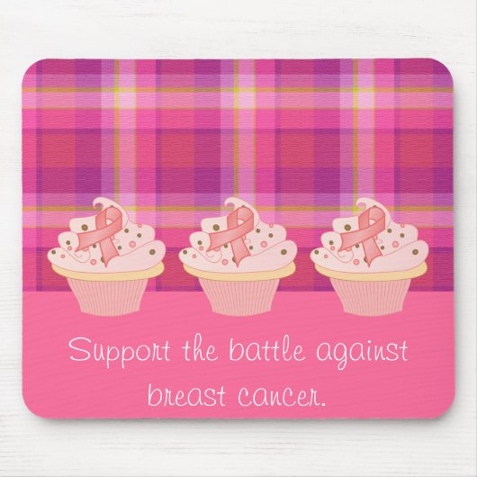 乳癌の認識度 マウスパッド (正面)