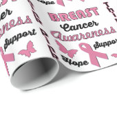 乳癌の認識度 ラッピングペーパー (ロールコーナー)