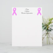 乳癌の認識度 レターヘッド (スタンド正面)