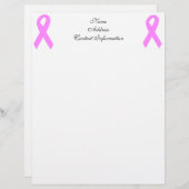 乳癌の認識度 レターヘッド (正面/裏面)