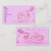 乳癌の認識度 名刺 (正面/裏面)