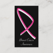 乳癌の認識度 名刺 (裏面)