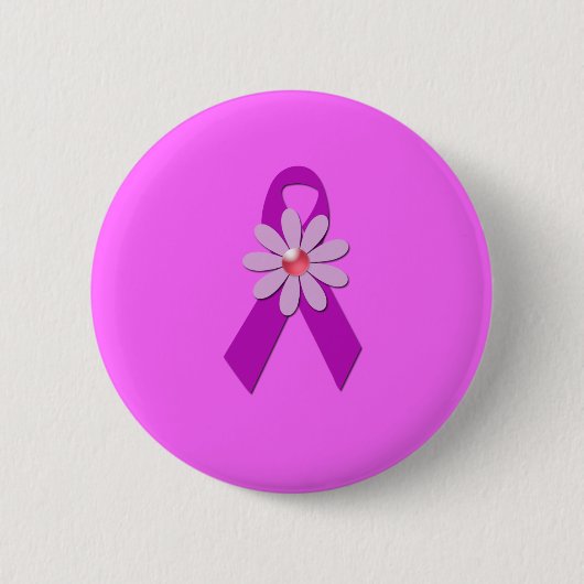乳癌の認識度 缶バッジ (正面)