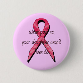 乳癌の認識度 缶バッジ