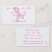 乳癌の認識度(1) 名刺 (正面/裏面)