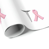 乳癌を止めろ！生存者ユーモア ラッピングペーパー (ロールコーナー)