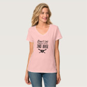 乳癌を第2基盤を盗むことを許可しないで下さい Tシャツ (正面フル)