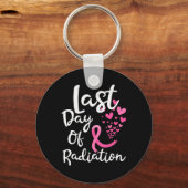 乳癌セラピー放射線最終日 キーホルダー (正面)