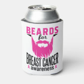 乳癌ピンクヒゲ用認識度ひげ 缶クーラー (缶裏面)