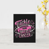 乳癌フットルピンクリボン認識度 カード (黄色い花)