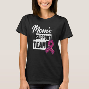 乳癌ママ支持ピンクリボン乳房 Tシャツ