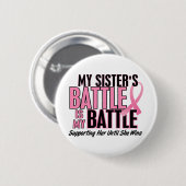 乳癌私の戦い余りに1人の姉妹 缶バッジ (正面&裏面)