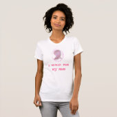 乳癌私は私のお母さんのために歩きます Tシャツ (正面フル)
