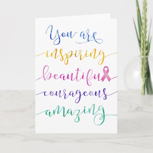 乳癌-だれであるか覚えて下さい カード (正面)