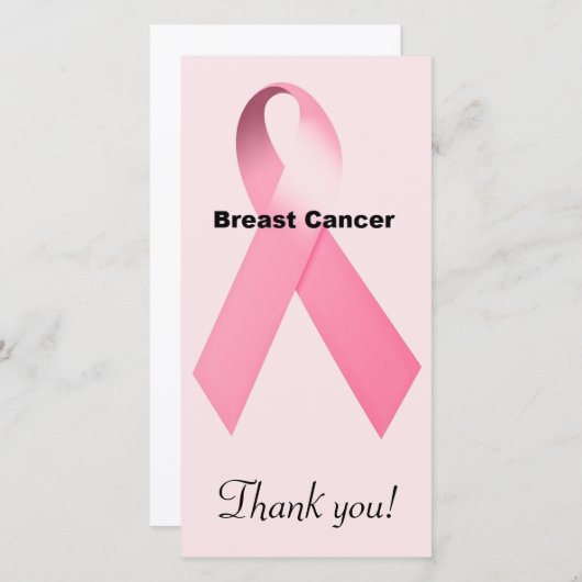 乳癌 サンキューカード (正面/裏面)