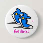 乳癌 缶バッジ (正面)