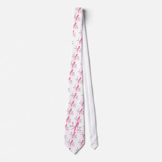 乳癌I衣服ピンク ネクタイ (正面)