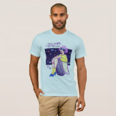 乳白色のミキサーによる夜ティーのサングラス Tシャツ (正面フル)