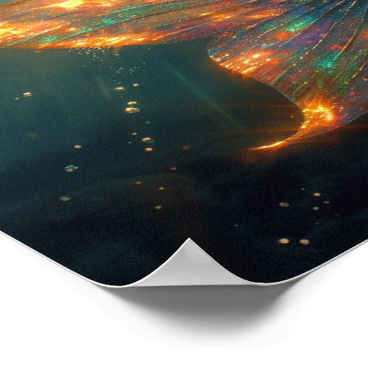 乳白色の人魚 ポスター (角)