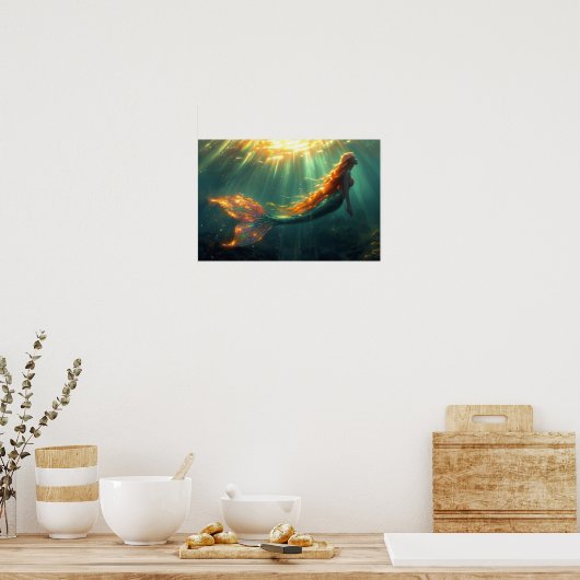 乳白色の人魚 ポスター (キッチン)