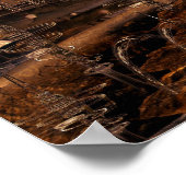 乳白色プリント ポスター (角)