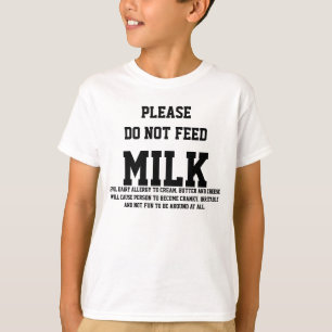乳糖不耐症の最低、白いTシャツ(子供) Tシャツ