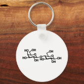 乳糖乳構造 キーホルダー (正面)