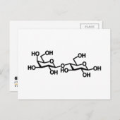 乳糖乳構造 ポストカード (正面/裏面)