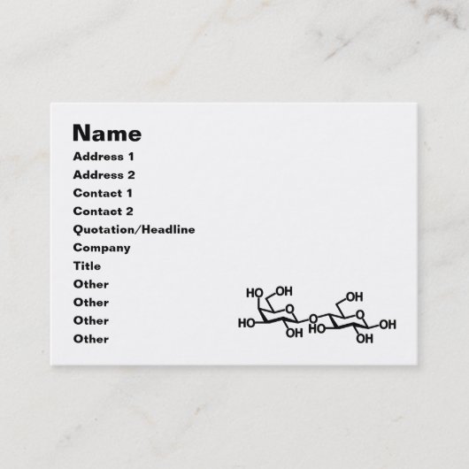 乳糖乳構造 名刺 (正面)