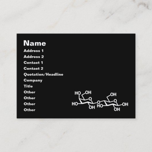 乳糖乳構造 名刺 (正面)