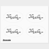 乳糖乳構造 楕円形シール (シート)