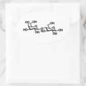 乳糖乳構造 楕円形シール (バッグ)