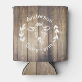 乳素朴農場カウアンドバーンウッド 缶クーラー (正面)