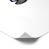 乳統一されたがんポスター反対の女性 ポスター (角)