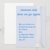 乳腺疾患バチェロレッテ 招待状 (正面/裏面)