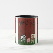 乳製おもしろいエアーマグ マグカップ (中央)